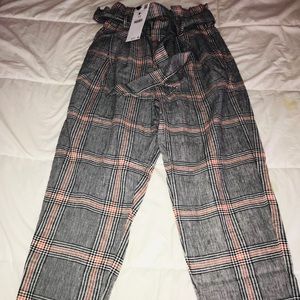 Bershka Paper-bag Trousers